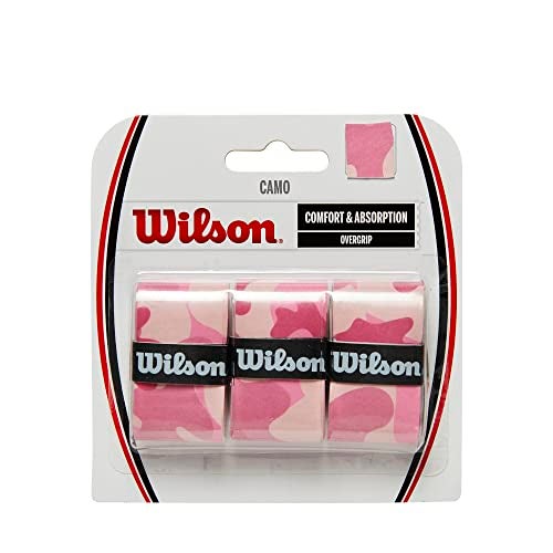WILSON Camo Overgrip - 3 Pack, Pink/White Camo - Image 1
