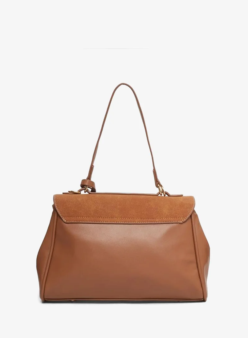 Styli  Twist Lock Drop Detail Shoulder Bag for Women | Best Price UAE