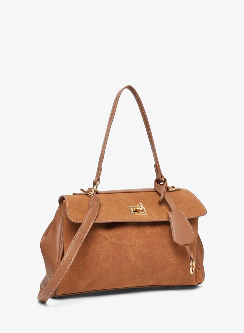 ستايلي Twist Lock Drop Detail Shoulder Bag