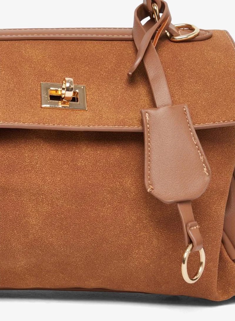 Styli  Twist Lock Drop Detail Shoulder Bag for Women | Best Price UAE