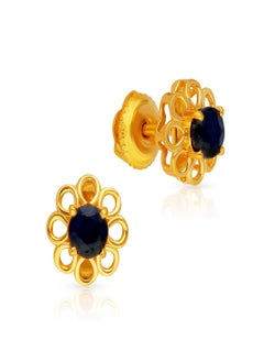 Malabar Gold and Diamonds 22 Carat 916 Purity Precia Gemstone Earrings PGNSOC037ER5Y  - Image 1