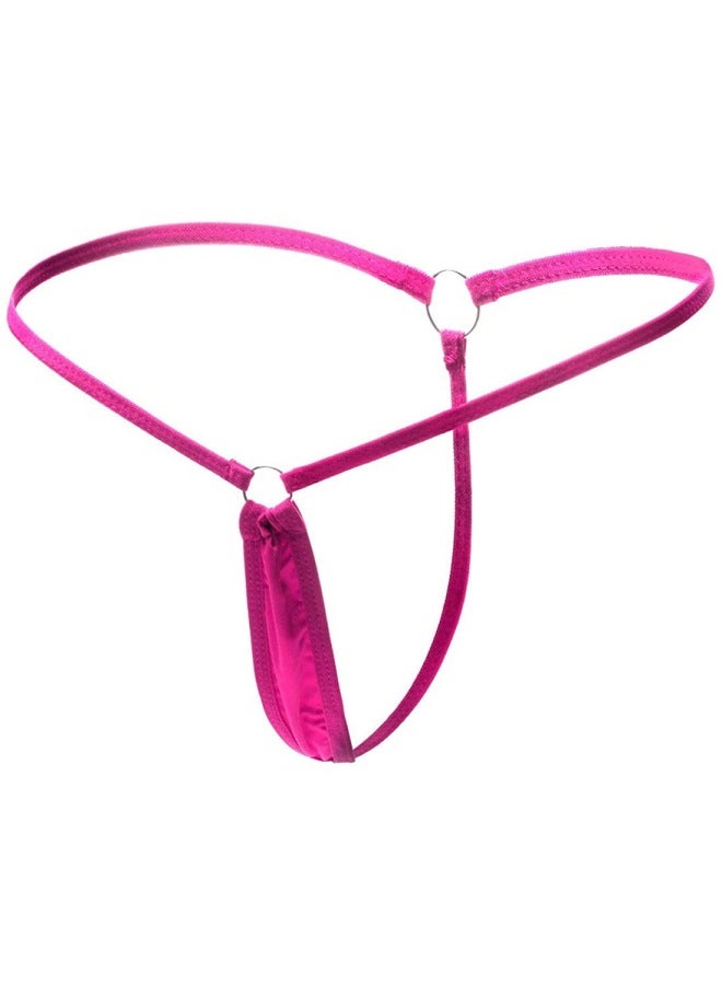 Ultra-small Thong Women's Underwear Pure Color Simple Versatile T-pants One-line Low-waist Mini Underwear