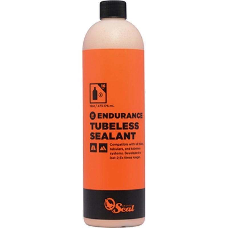 Orange Seal - Endurance Formula Tubeless Bike Tire Sealant | Long Lasting  Fast Sealing | For Mtb  Road  Cx And Gravel Bicycle Tires | 16Oz Refill - Image 1