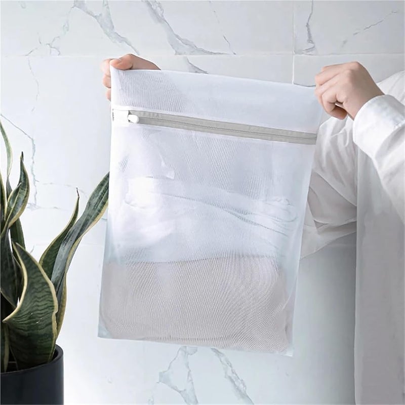 Mesh Laundry Bags Set For Washing Machine Bra Wash Bags Color1 S - Image 4