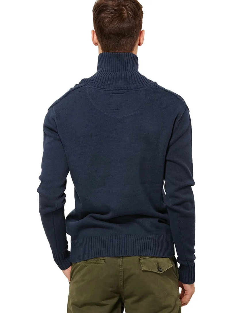BRAVE SOUL Faber Shawl Neck Sweater