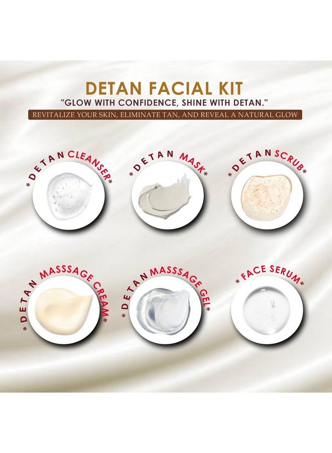 Pink Root Detan Facial Kit 310gm each, for Tan Removal, Skin whitening & Brightening, Removes Dark Spots & acnes - Image 5