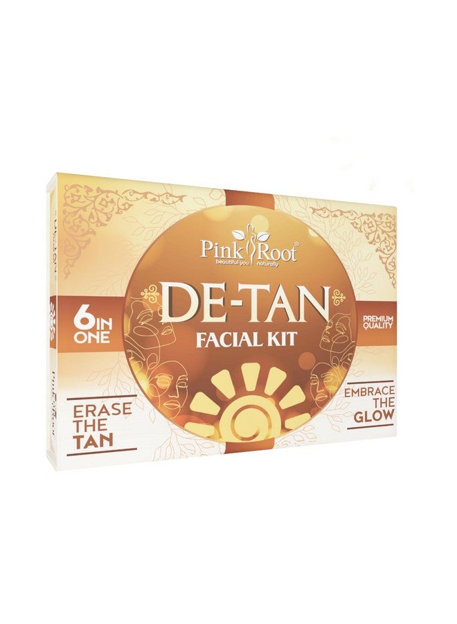 Pink Root Detan Facial Kit 310gm each, for Tan Removal, Skin whitening & Brightening, Removes Dark Spots & acnes - Image 1