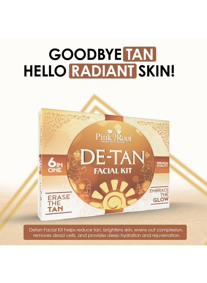 Pink Root Detan Facial Kit 310gm each, for Tan Removal, Skin whitening & Brightening, Removes Dark Spots & acnes - Image 2