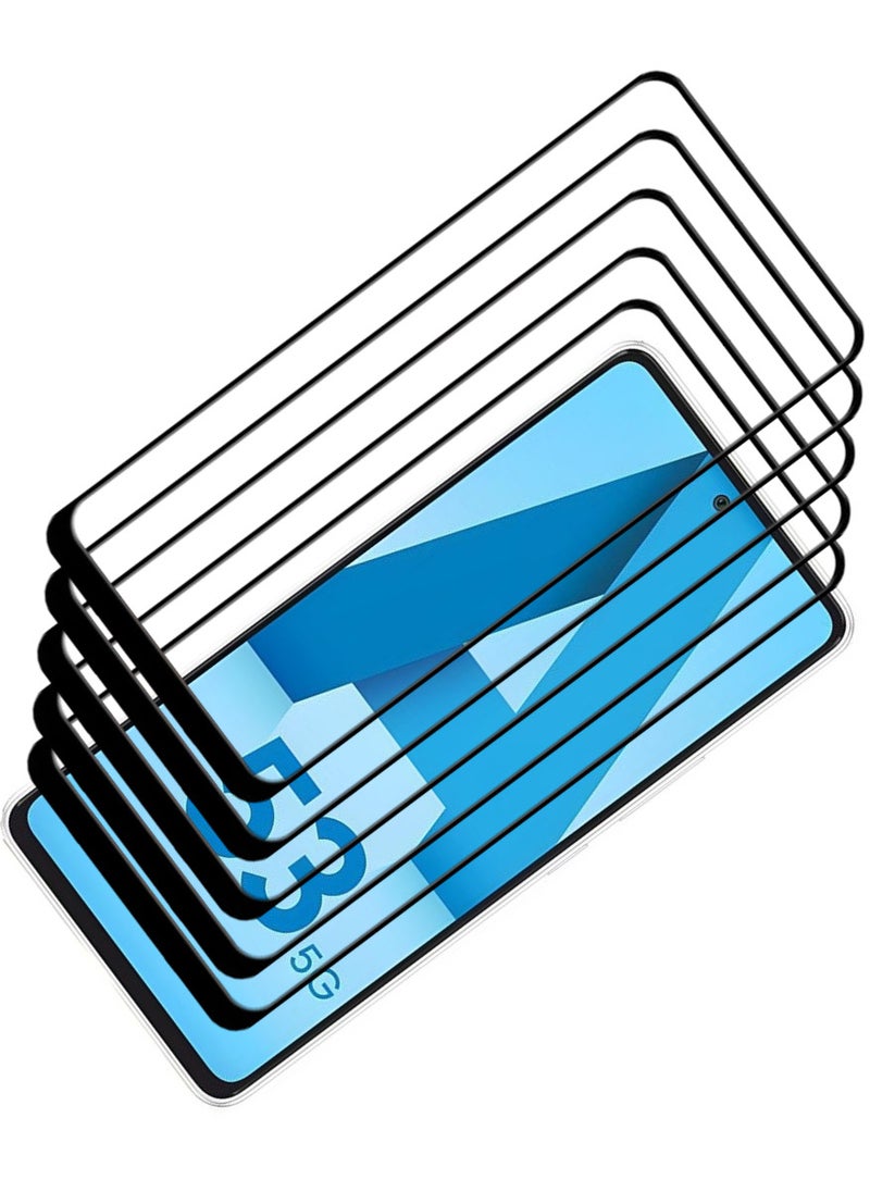 ACLIX 5 Pieces Antistatic ESD Dustproof Premium Quality High Definition Tempered Glass Screen Protector Designed For Samsung Galaxy A53 5G - Image 1