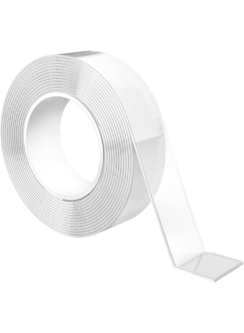 SUNSAR Double Sided Tape Heavy Duty, Removable Reusable Multipurpose Tape for Carpet Mats/Photos Frames/Craft Wall Mounting (3m*2cm*1mm) - Image 1