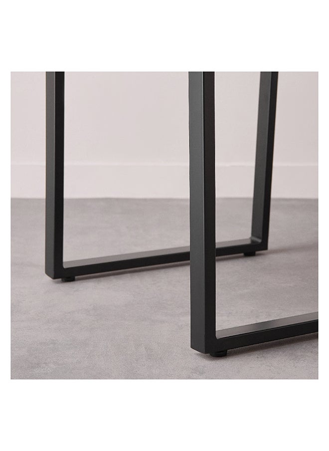 Home Box - Rustic Solid Wood Top End Table 50 x 50 x 50 cm - Image 1
