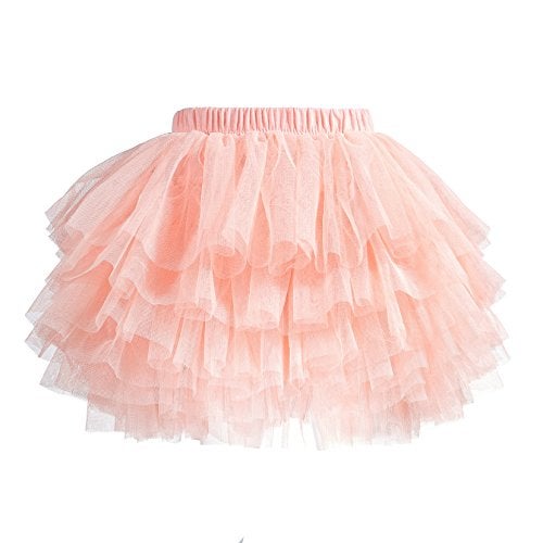 elamccor Tutu Skirt for Baby Girl Toddler 6 Layered Tulle Skirts 1-8T - Image 1