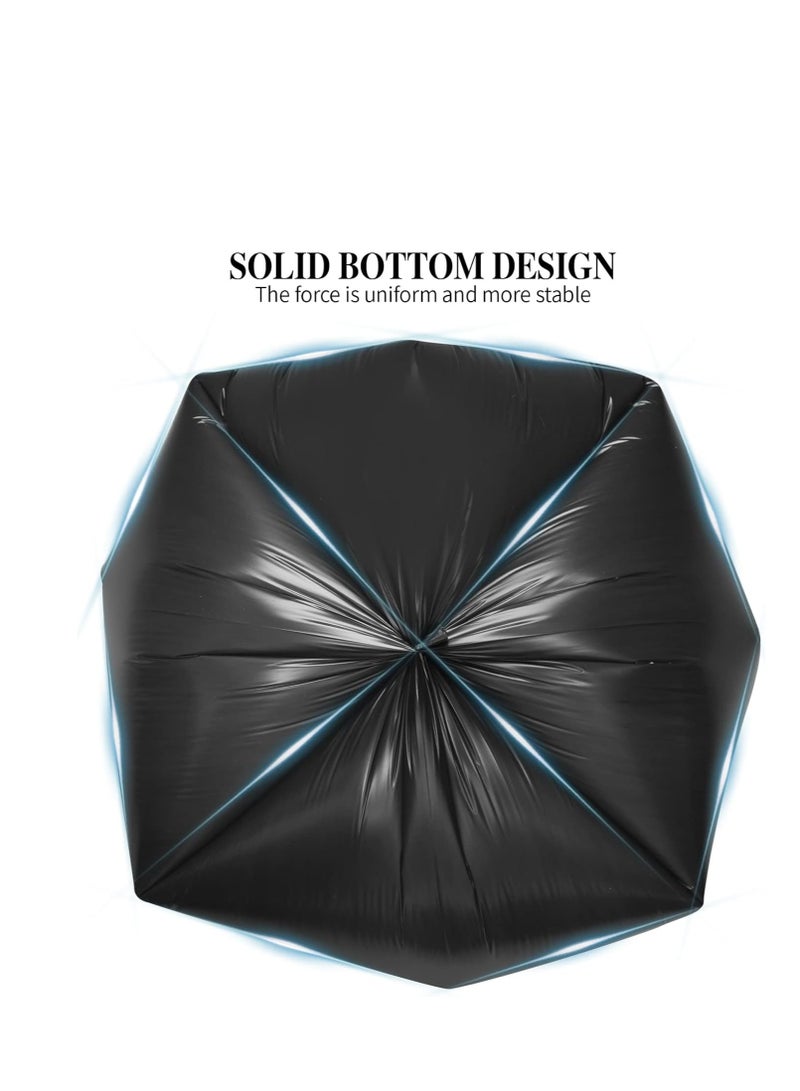 Terabyte 5 لفات أكياس قمامة صغيرة، 4 جالون من مادة رقيقة قوية، أكياس قمامة مطبخ قابلة للتخلص، أكياس قمامة بلاستيكية متينة لمكتب المنزل غرفة النوم حديقة سلة النفايات، 100 قطعة (أسود) - Image 5