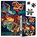 PICKFORU Stained Glass Puzzle Elegant Lady Puzzles for Adults 1000 Pieces Beautiful Woman Playing Violin Dance Jigsaw Puzzle Colorful Aesthetic Art Challenging Puzzles for Adults - Image 4