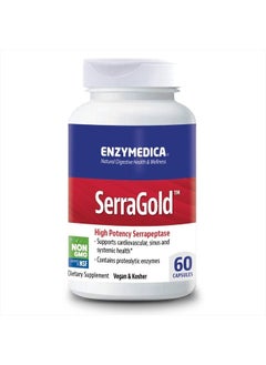 , SerraGold, Supports Recovery, Immune and Cardiovascular System, Natural Supplement, 60 Count (FFP)