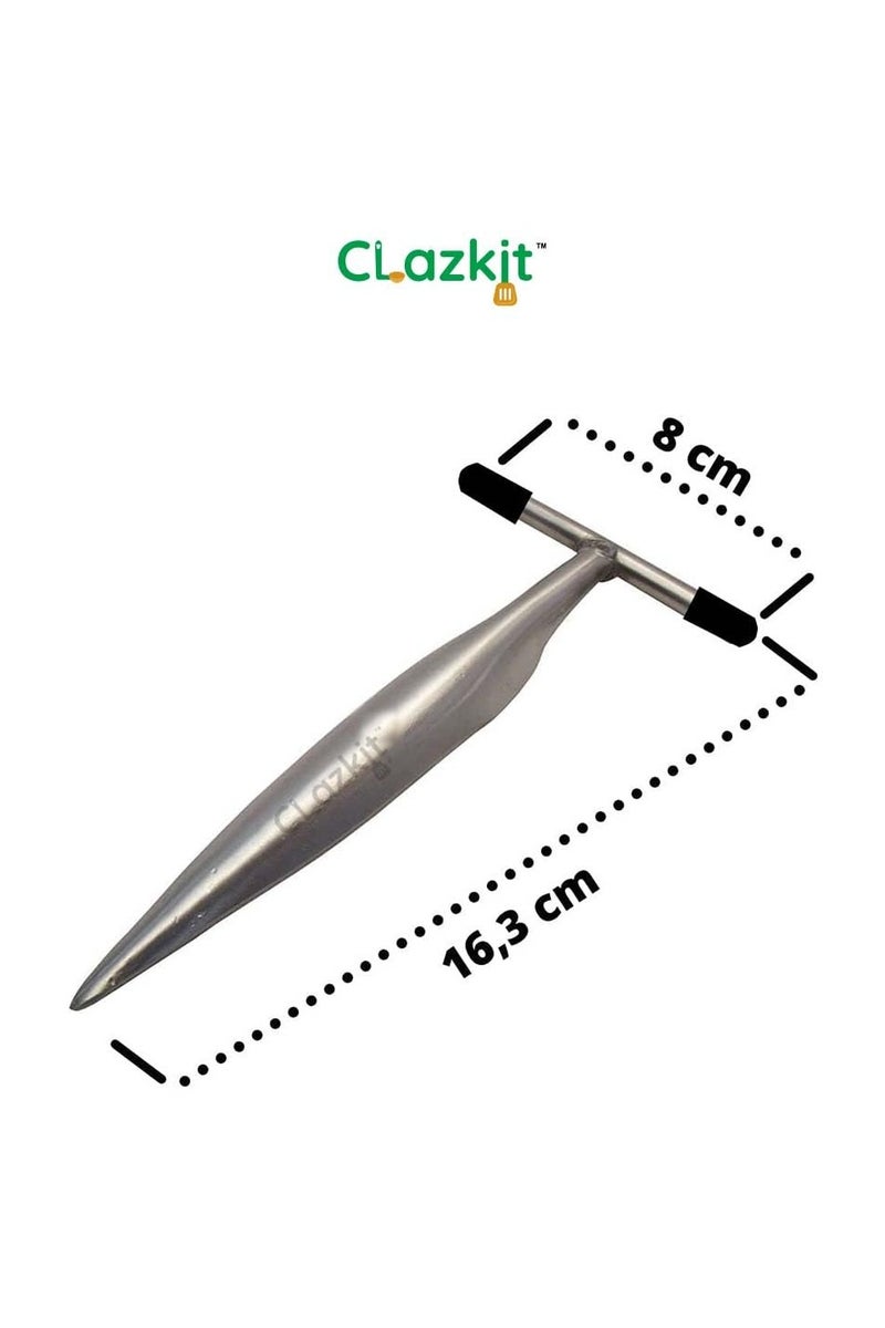 Clazkit أداة فتح جوز الهند من الفولاذ المقاوم للصدأ من كلازكيت، مثقاب جوز الهند، آلة فتح جوز الهند، سكين فتح جوز الهند، فتاحة ماء جوز الهند - (عبوة من قطعة واحدة) - Image 2