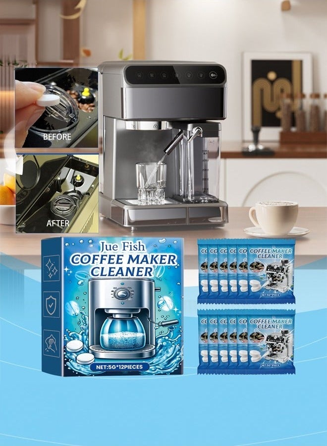 Occuwzz Coffee machine cleaner descaling tablets deep clean remove grease and dirt suitable for all coffee machines - Image 1