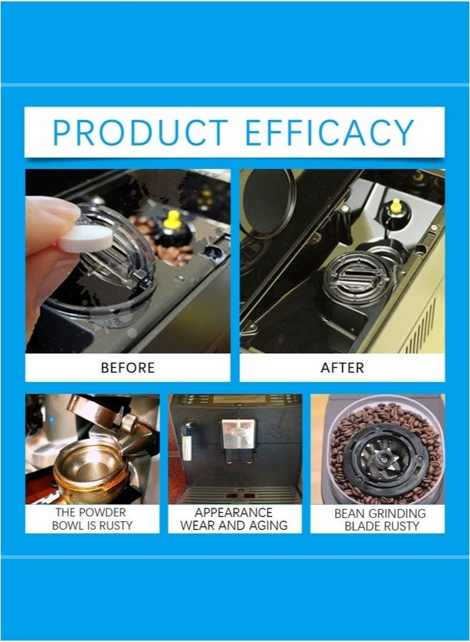 Occuwzz Coffee machine cleaner descaling tablets deep clean remove grease and dirt suitable for all coffee machines - Image 2