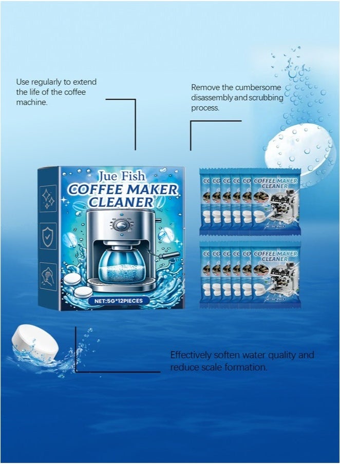 Occuwzz Coffee machine cleaner descaling tablets deep clean remove grease and dirt suitable for all coffee machines - Image 4