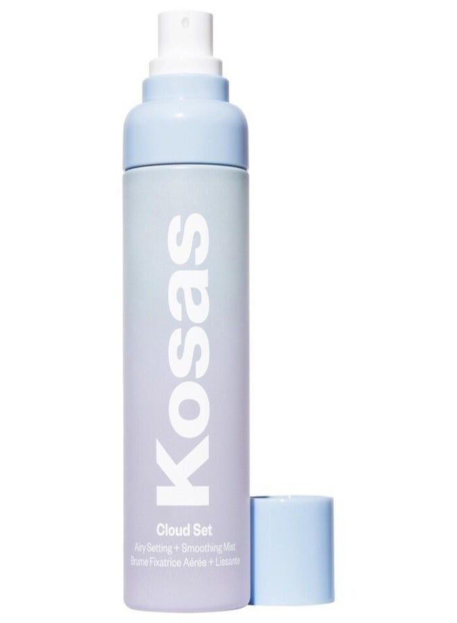 Kosas Kosas Cloud Set Light Fixing & Smoothing Mist 95ml – Weightless Makeup Setting Spray for a Soft-Focus Finish - Image 1