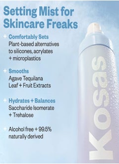 Kosas Kosas Cloud Set Light Fixing & Smoothing Mist 95ml – Weightless Makeup Setting Spray for a Soft-Focus Finish  - Image 5