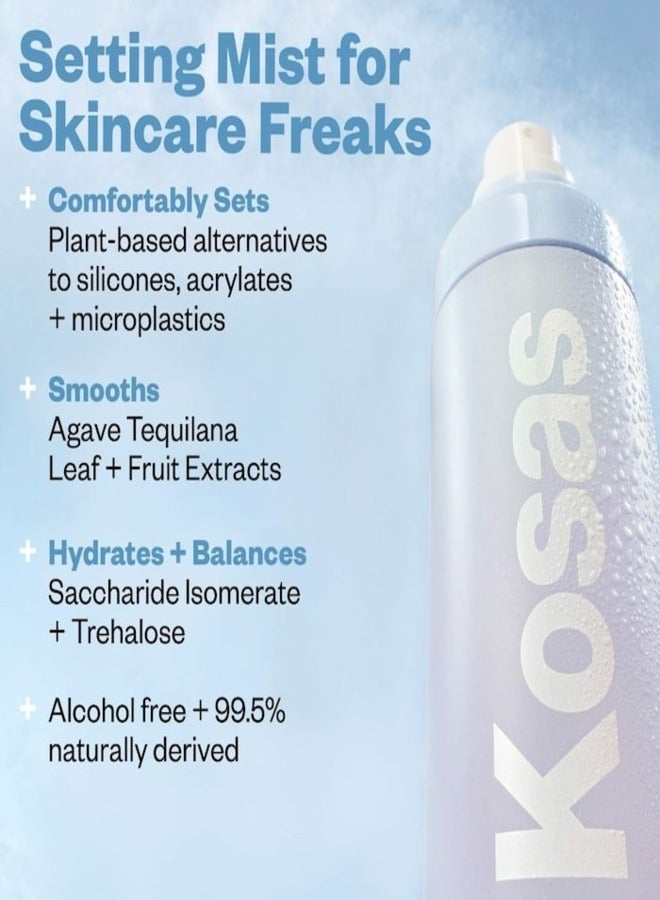 Kosas Kosas Cloud Set Light Fixing & Smoothing Mist 95ml – Weightless Makeup Setting Spray for a Soft-Focus Finish - Image 5