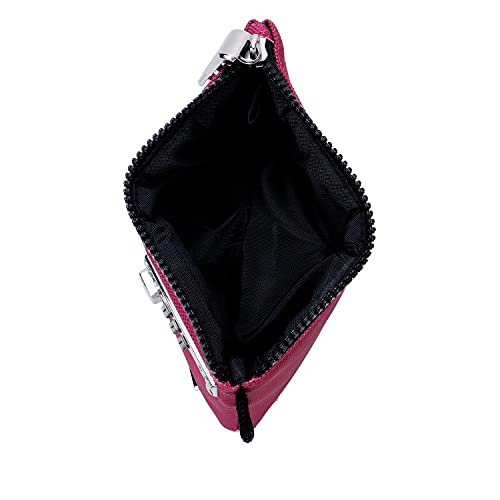 Vaultz Money Bag with Lock - 5 x 7 Inch, Men & Women's Locking Accessories Pouch for Cash, Bank Deposits, Wallet, Medicine, Phone and Credit Cards - BERRY - Image 3