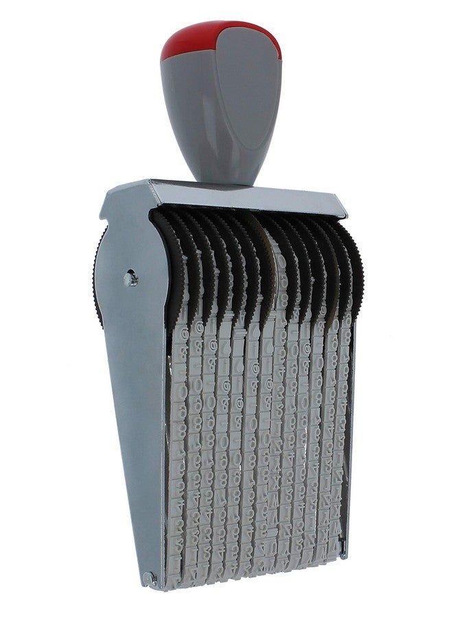 ExcelMark 13 Digit Roller Rubber Stamp Alphabet Number Symbol - Image 2