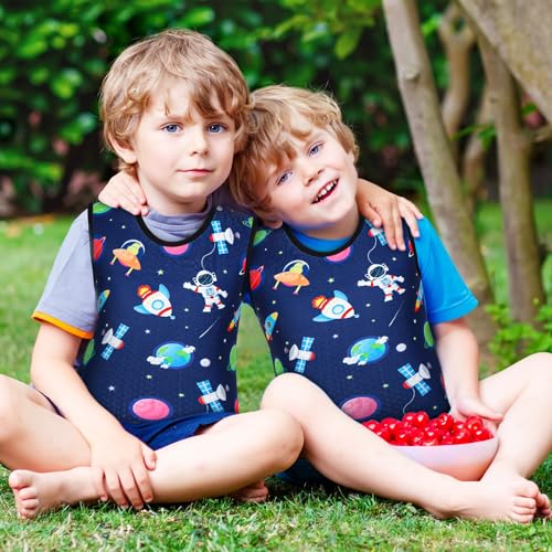 Janmercy Compression Vest for Kids Boys Soft Breathable Compression Vest Girls Cute Comfort for Back to School Children(Outer Space,Small) - Image 5