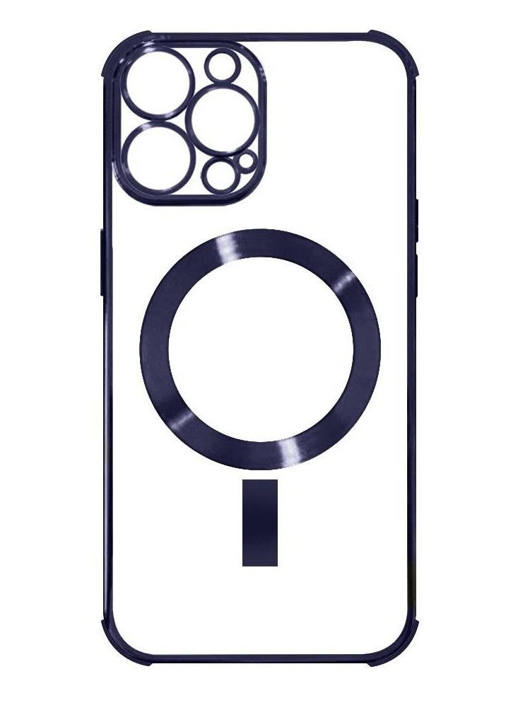 CATANES - iPhone 13 Pro Max Magsafe Bumper Case Magnetic Wireless Charging Case Blue - Image 1