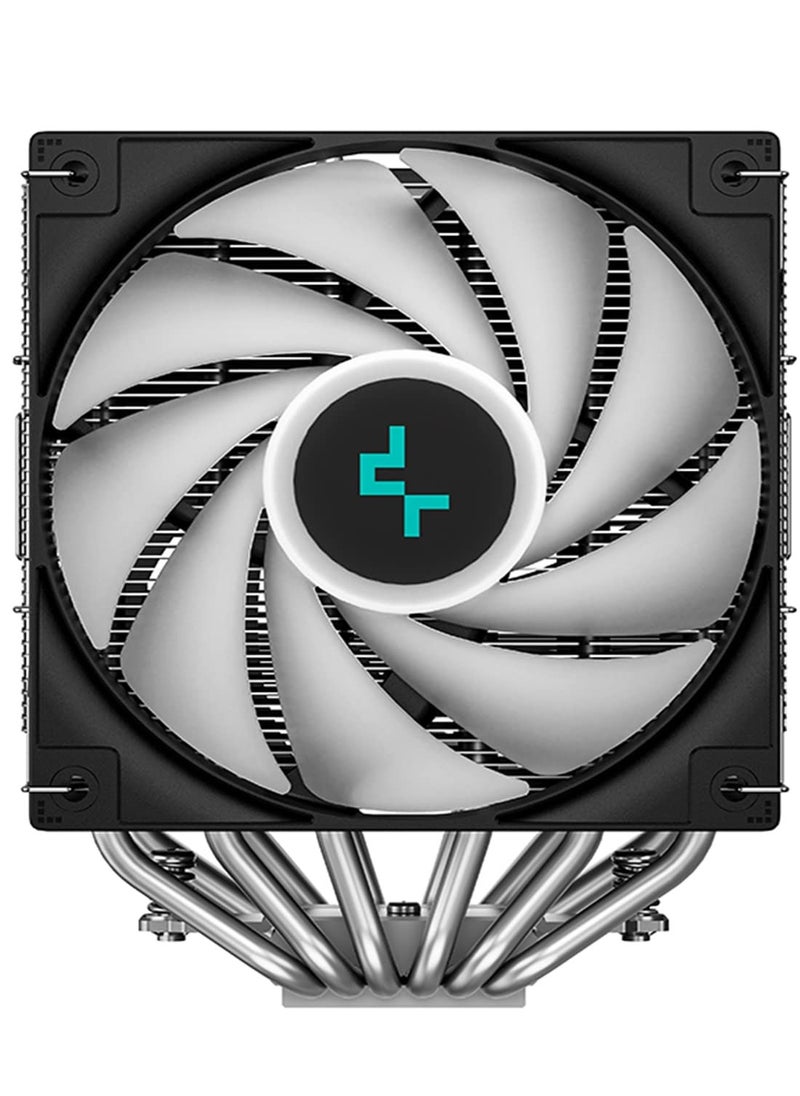 DEEPCOOL - Deepcool AG620 ARGB Dual-Tower 120mm CPU Air Cooler/CPU Fan | Support : Intel LGA2066/2011-v3/2011/1700/1200/1151/1150/1155 and AMD AM5/AM4 - R-AG620-BKANMN-G-1 - Image 1
