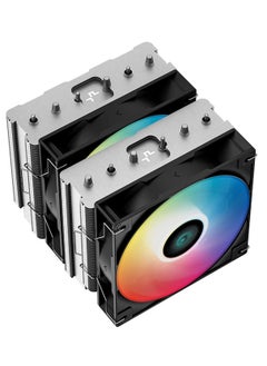 DEEPCOOL Deepcool AG620 ARGB Dual-Tower 120mm CPU Air Cooler/CPU Fan | Support : Intel LGA2066/2011-v3/2011/1700/1200/1151/1150/1155 and AMD AM5/AM4 - R-AG620-BKANMN-G-1  - Image 3