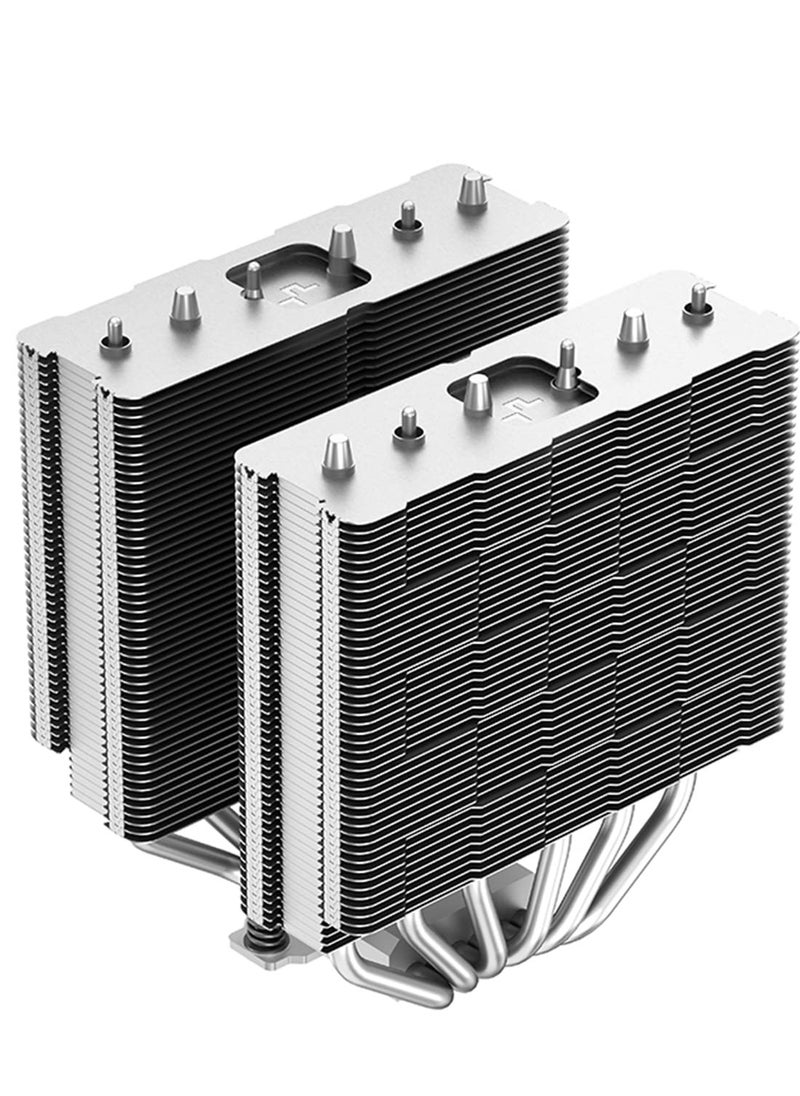 DEEPCOOL - Deepcool AG620 ARGB Dual-Tower 120mm CPU Air Cooler/CPU Fan | Support : Intel LGA2066/2011-v3/2011/1700/1200/1151/1150/1155 and AMD AM5/AM4 - R-AG620-BKANMN-G-1 - Image 1
