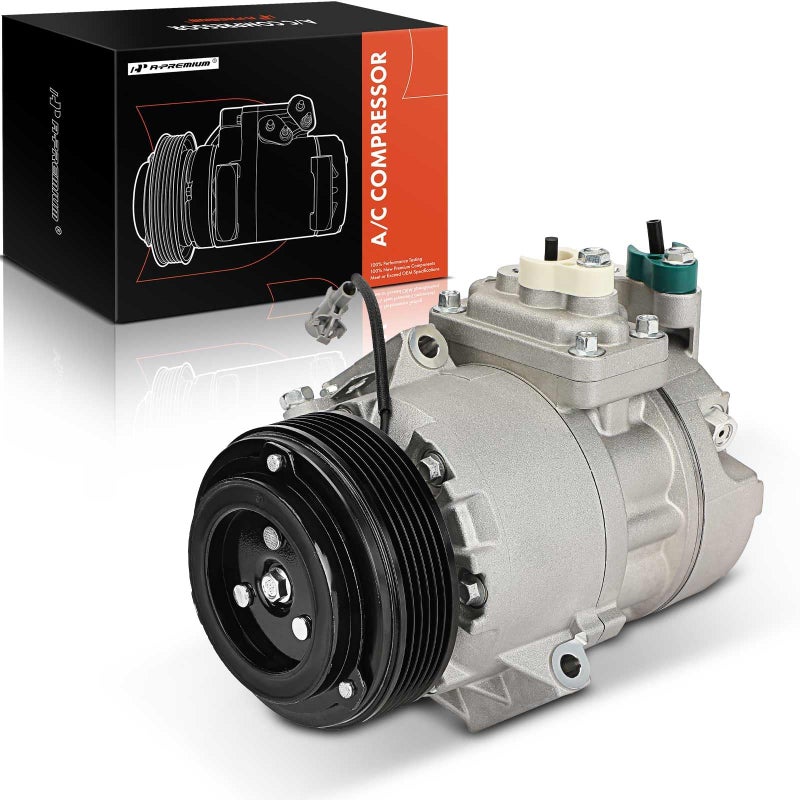 A-Premium AC Compressor Replacement for Suzuki Grand Vitara 2009-2013 and Kizashi 2010-2013, 6PK, 110MM