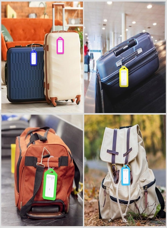 Sodsay 18 Pack Luggage Tag Bright Luggage Tags for Suitcases Bag Tags Name Tags for Kids Travel Accessories Must Haves (18 Pack Mixed Colors) - Image 5