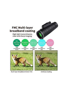 Generic 40x60 Monocular Telescope, Small Monoculars for Adults High Powered, Night Vision Monocular Telescope for Smartphone, High Definition Handheld Telescope for Wildlife Bird Watching Hunting  - Image 4