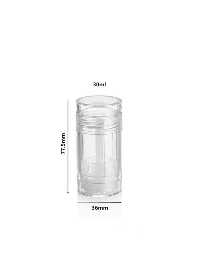 Pinklife 1 Oz(30Ml) Twist-Up Deodorant Containers,5 Pcs Clear Empty Deodorant Bottles Lip Balm Tubes Fot Diy Travel  - Image 4