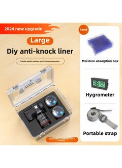 Generic Camera Moisture-proof Box SLR Lens Drying Box Photographic Equipment Electronic Components Hygrometer Tea Mildew-proof Seal-Color:Large Size  Comes With Moisture Absorption Box + Humidity Meter + Strap -  - Image 1