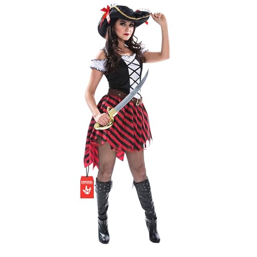 Morph Adult Women's Pirate Costume, Halloween Costume, Size XL - Image 1