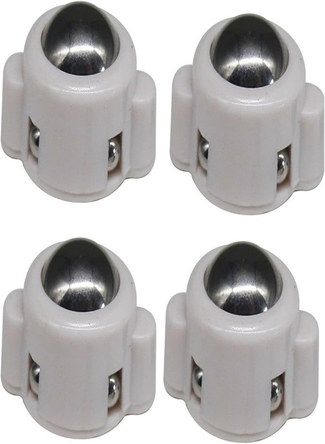 QBM MINI 3PI Car N20 Caster Robot Ball - 360° Universal Metal Swivel Ball Wheel for Arduino Smart Car, DIY Robotics Chassis & STEM Projects (Pack of 4) - Image 1