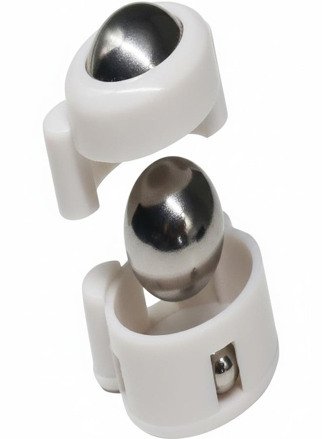 QBM MINI 3PI Car N20 Caster Robot Ball - 360° Universal Metal Swivel Ball Wheel for Arduino Smart Car, DIY Robotics Chassis & STEM Projects (Pack of 4) - Image 3