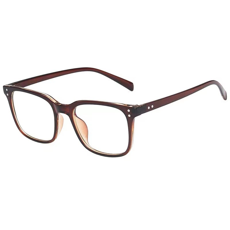 Jcerki Myopia Glasses -1.50 Nearsighted Distance Glasses Brown Frame Unisex - Image 5