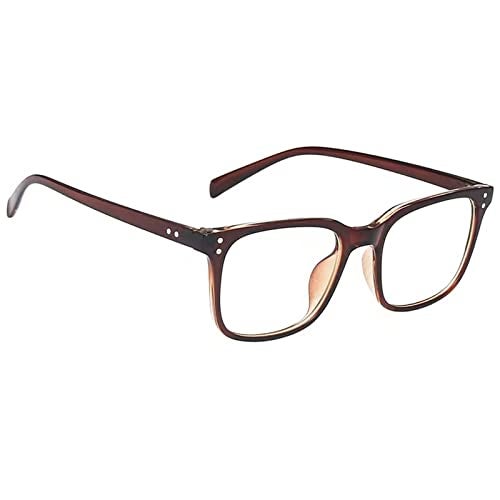 Jcerki Myopia Glasses -1.50 Nearsighted Distance Glasses Brown Frame Unisex - Image 4