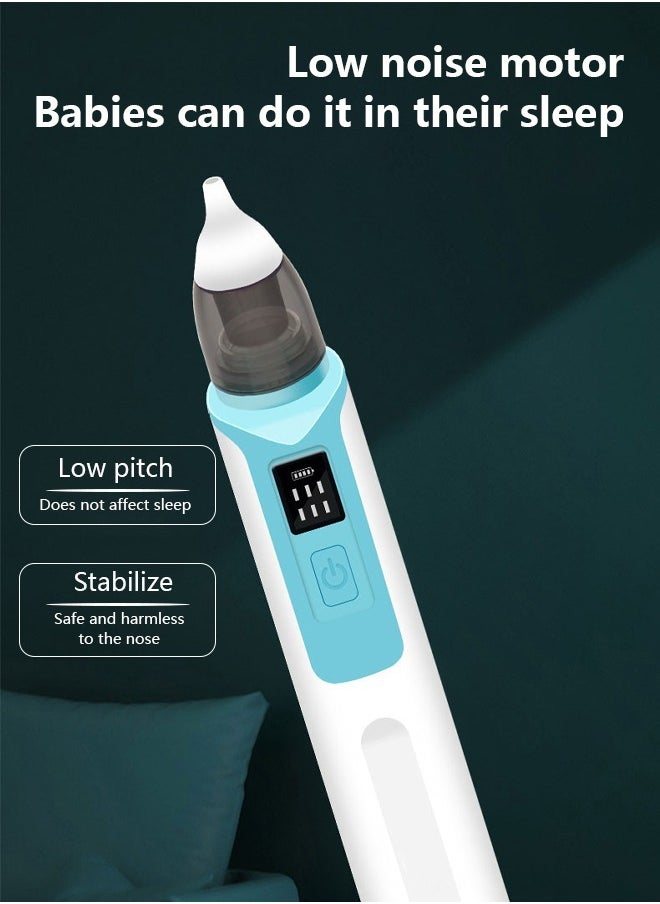 Occuwzz - Nasal Aspirator for Baby, Electric Silent Nose Aspirator for Toddler, Baby Nose Sucker, Automatic Nose Cleanerwith with 6 Suction Levels, Battery Level & 6-Speed Adjustment LCD Display - Image 1