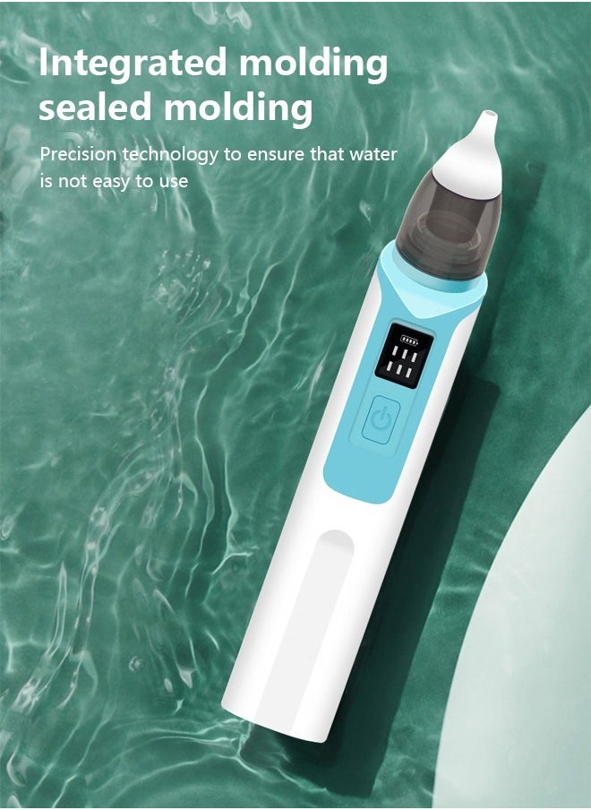 Occuwzz - Nasal Aspirator for Baby, Electric Silent Nose Aspirator for Toddler, Baby Nose Sucker, Automatic Nose Cleanerwith with 6 Suction Levels, Battery Level & 6-Speed Adjustment LCD Display - Image 1
