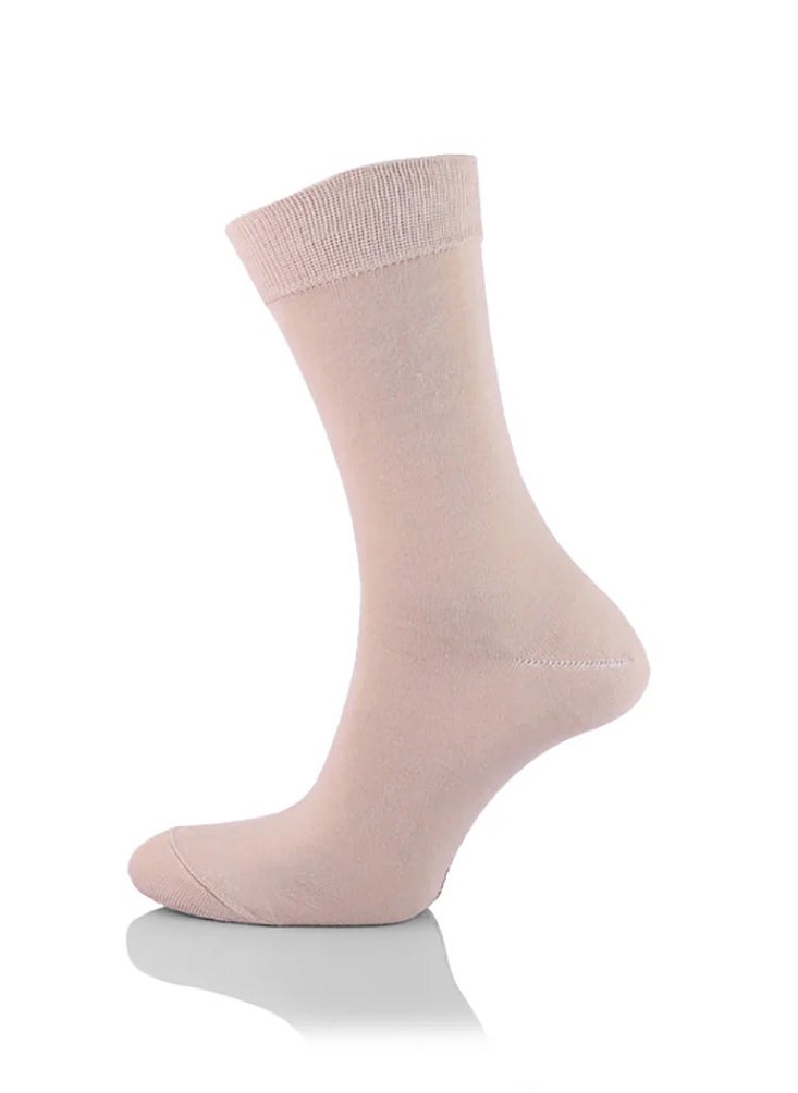 embrator Pack of 3 Plain Color Cotton Classic Socks for Men  - Image 3