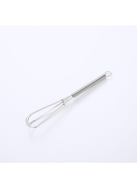 Stainless Steel Egg Beater Spring Handle Egg Blender Cream Stir Foaming Blazer Baking Tool-Color:5 Inch