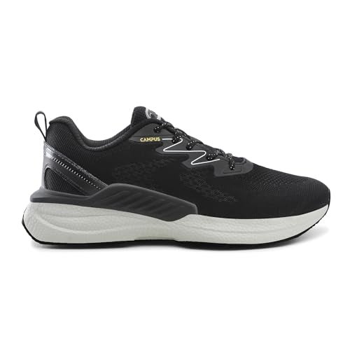 Campus Men's GALLAP Running Shoes BLK/Golden - 8UK/India - Image 2