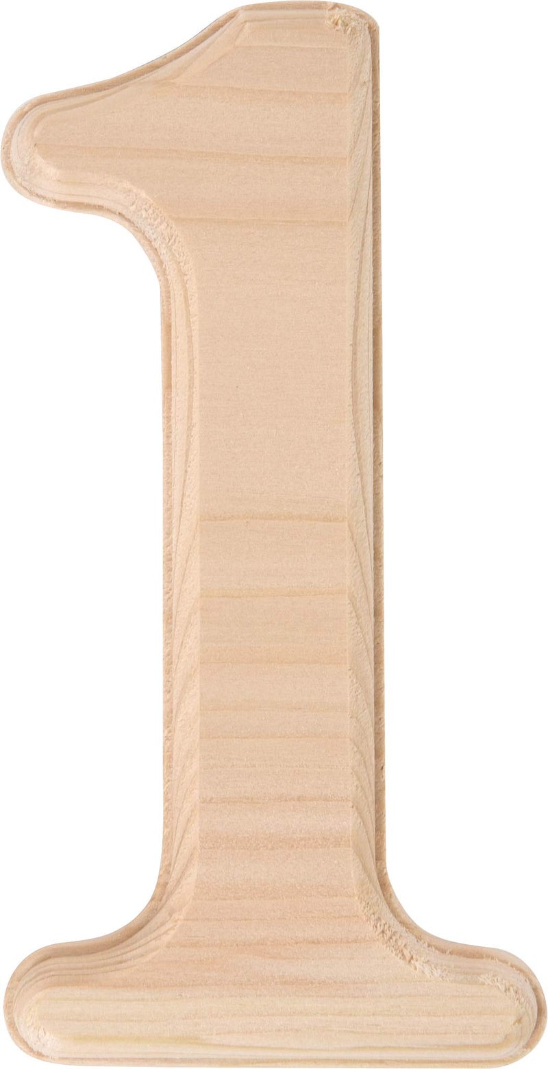 Hillman 847322 Pine House Number 1 65Inch Wood