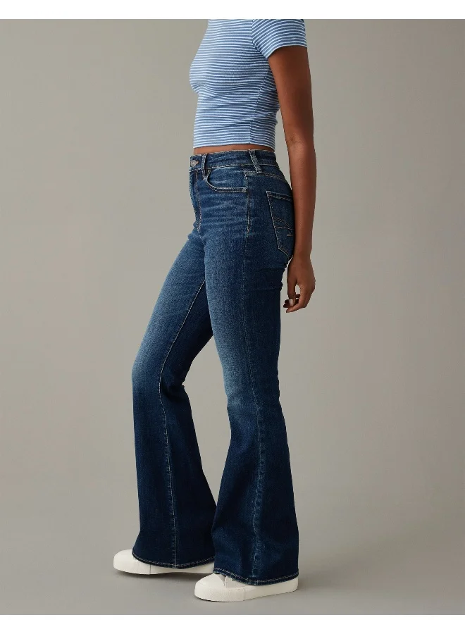 امريكان ايجل High Waist Flared Jeans